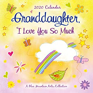 2020 Calendar: Granddaughter I Love You So Much PB - Blue Mountain Arts